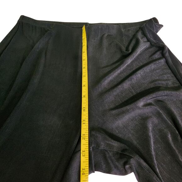 Chicos Travelers Womens Pull On Pants Size XL Black Relaxed Straight Leg Travel - Picture 11 of 13